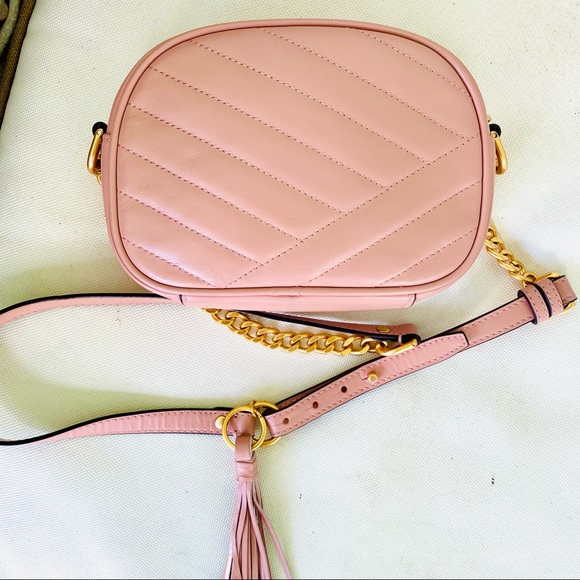 Tory Burch Kira Chevron Camera Bag EUC - Picture 7 of 15